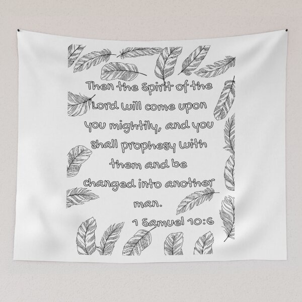 Item preview, Coloring | 1 Samuel 10:6 | Leaves designed and sold by LoveGen.