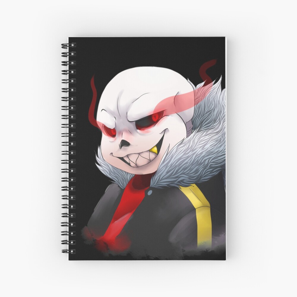 Underfell bitty sans  Spiral Notebook for Sale by Kawaizem