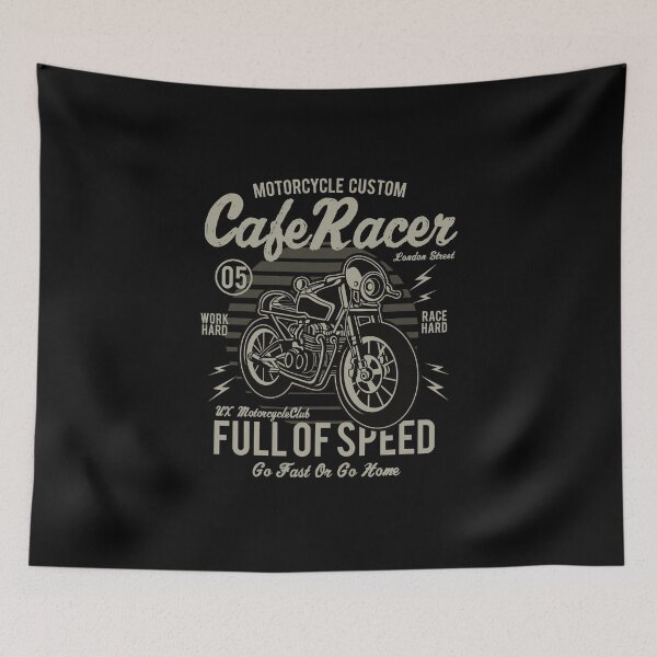 Item preview, Cafe Racer. Custom Motorcycle. Go Fast Or Go Home. Work Hard. Race Hard. designed and sold by wkyip79.
