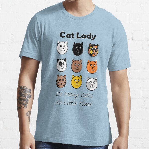 "Cat Lady" Tshirt for Sale by emmaf4rr Redbubble cat tshirts