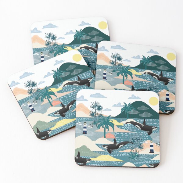 Item preview, Nautical Whale Pattern  designed and sold by MarcSabuncu.