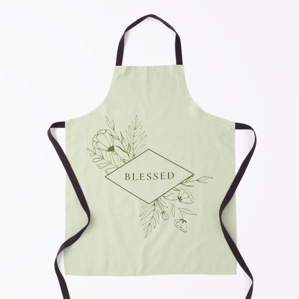 Item preview, Blessed Floral Typography designed and sold by missionbear.