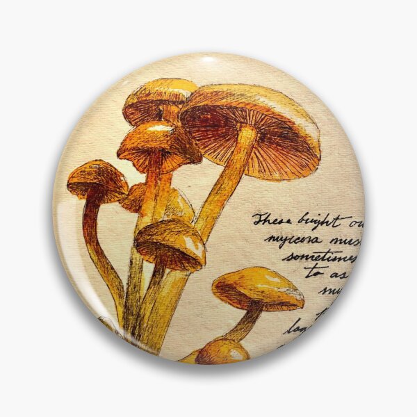 Item preview, Orange Mycena Mushrooms designed and sold by Nicole Procter.