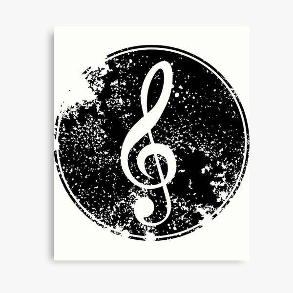 Treble Clef Triangle Art Print by chandlerklebs