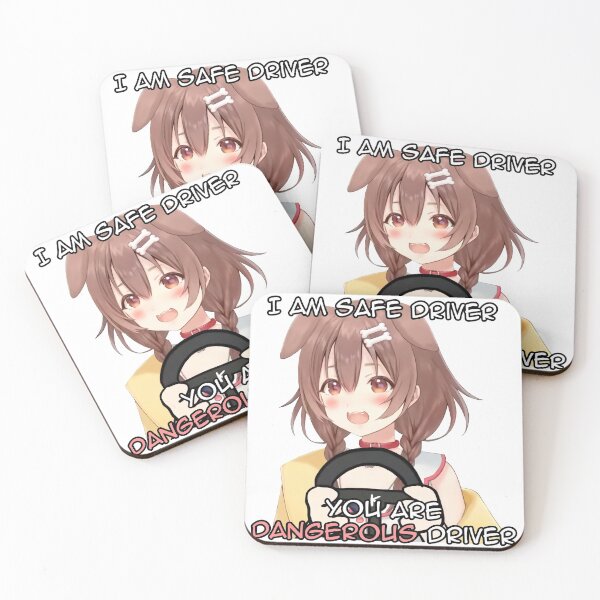 Item preview, Inugami Korone "I am safe driver, you are dangerous driver"  - Hololive designed and sold by OshiOki.