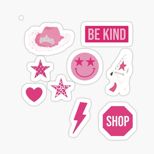 Pink Preppy Pack Stickers for Sale
