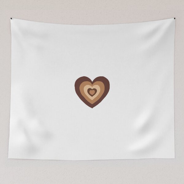 Item preview, brown coffee heart designed and sold by SOcreateCo.