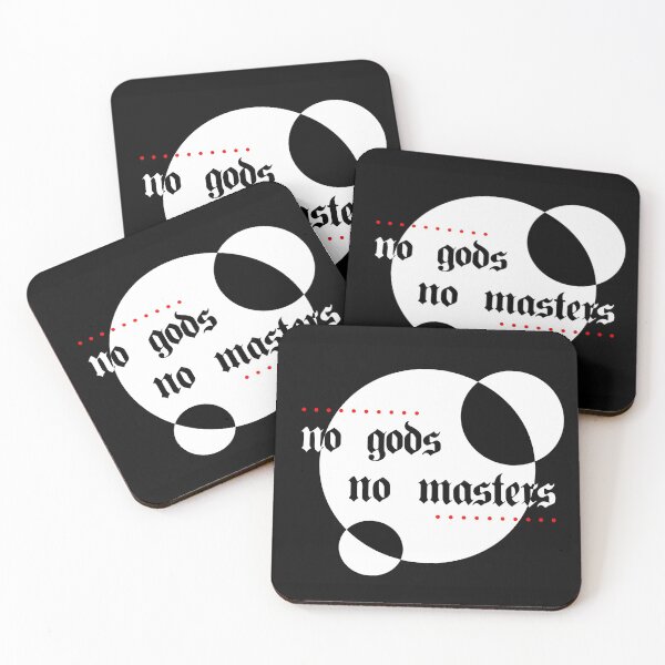 Item preview, no gods no masters designed and sold by agingpunk.