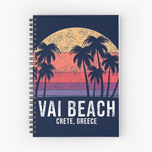 Item preview, Vai Palm Forest Beach, Crete, Greece designed and sold by Happy Puppy Print On Demand.