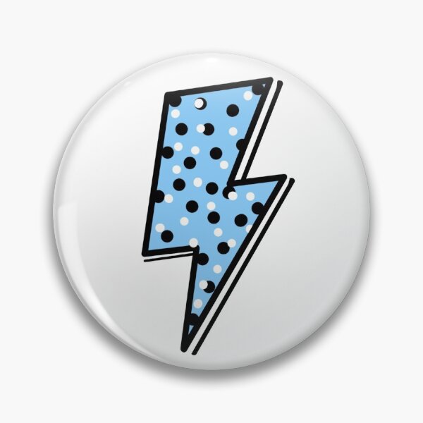 Item preview, Blue lightning bolt designed and sold by Ryan Atkins.