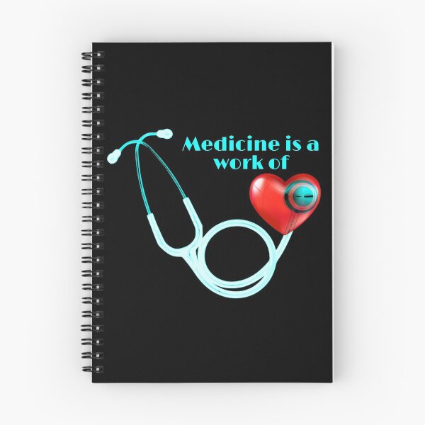 Item preview, medicine is a work of heart. stetoscope, heart,   Frontliner hero designed and sold by doctors-apparel.