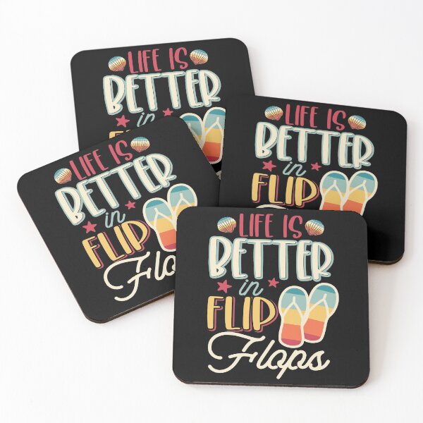 Item preview, Life Is Better In Flip Flops Vintage Retro designed and sold by retrodesigner14.