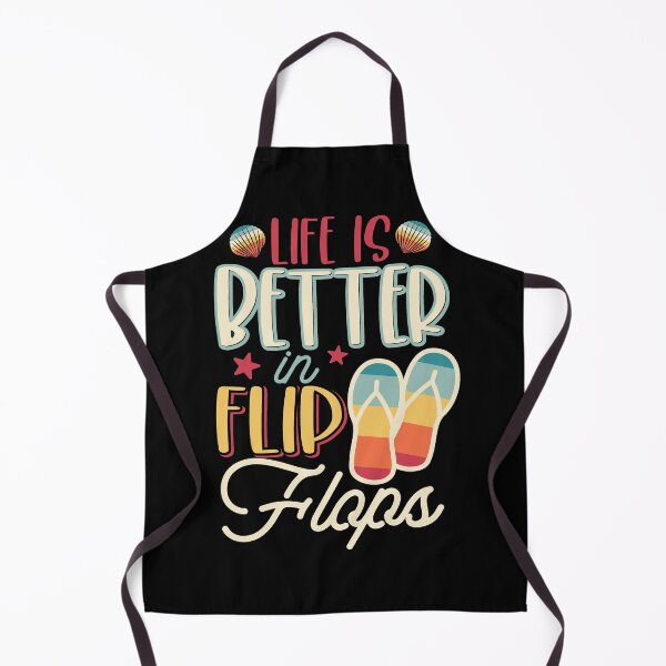 Item preview, Life Is Better In Flip Flops Vintage Retro designed and sold by retrodesigner14.