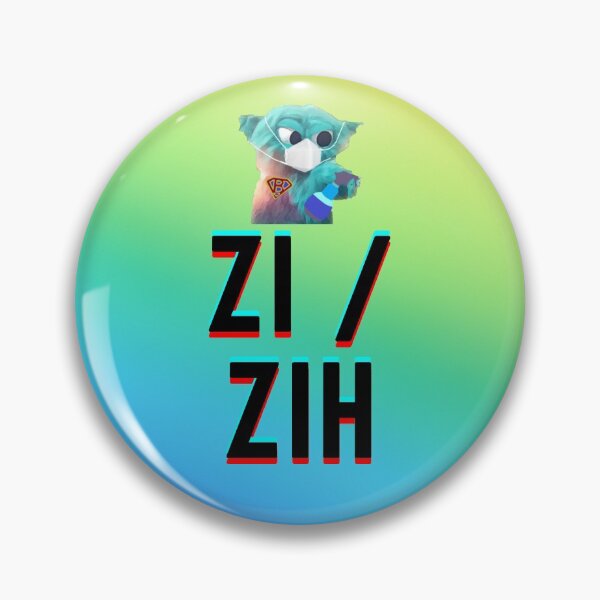 Item preview, Super COVID-19 Beebo Zi/Zih Pronoun designed and sold by Vancouver-Girl.