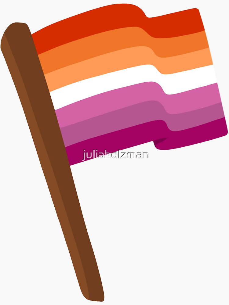 Lesbian Pride Flag Sticker For Sale By Juliaholzman Redbubble 2637