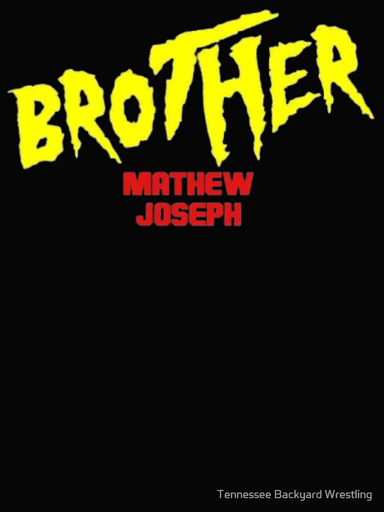 Thumbnail 4 of 4, Boxy T-Shirt, Matthew Joseph “Brother” Merchandise designed and sold by Tennessee Backyard Wrestling.