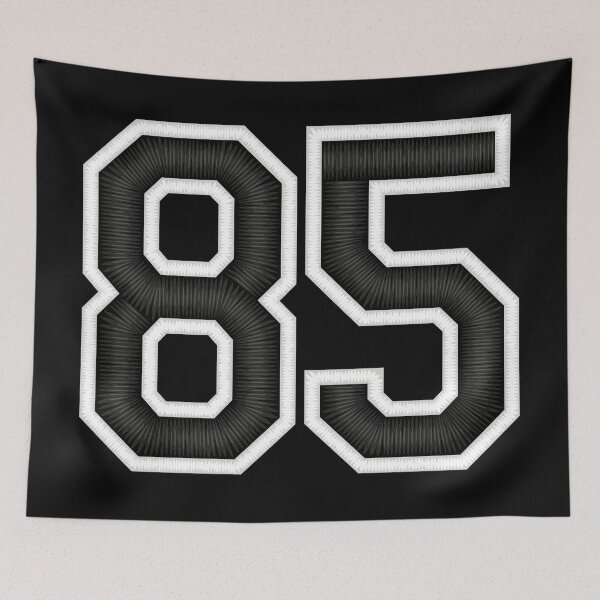 Item preview, 85 Black Jersey Sports Number eighty-five Football 85 designed and sold by elhefe.