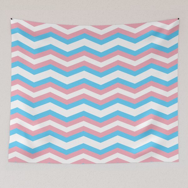 Item preview, Transgender Chevron Diagonal designed and sold by Spectrum Perspectives.