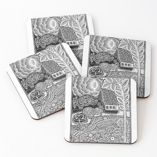 Item preview, German Old-World Woodcut Grimm Fairy Tales    designed and sold by Kathryn Creates.