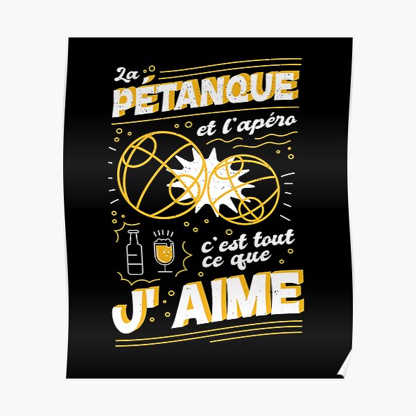 Pétanque Poster