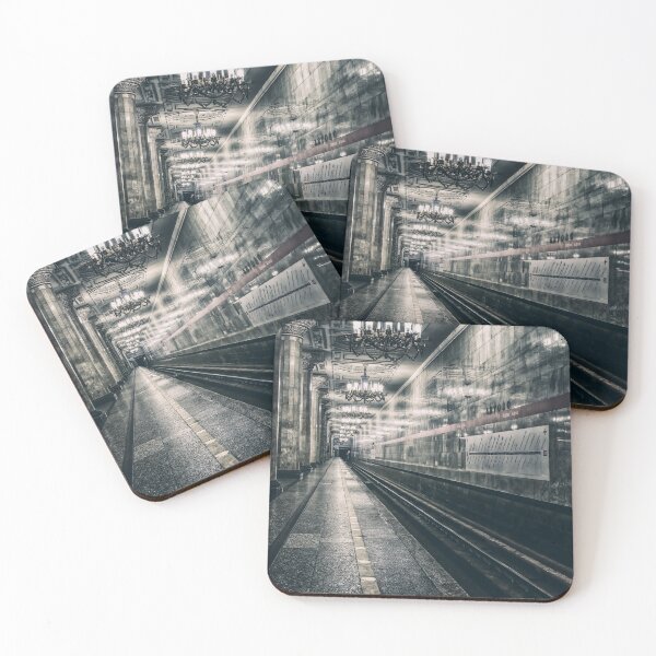 Item preview, Art Deco Subway Tunnel Monochrome designed and sold by shirtdan.