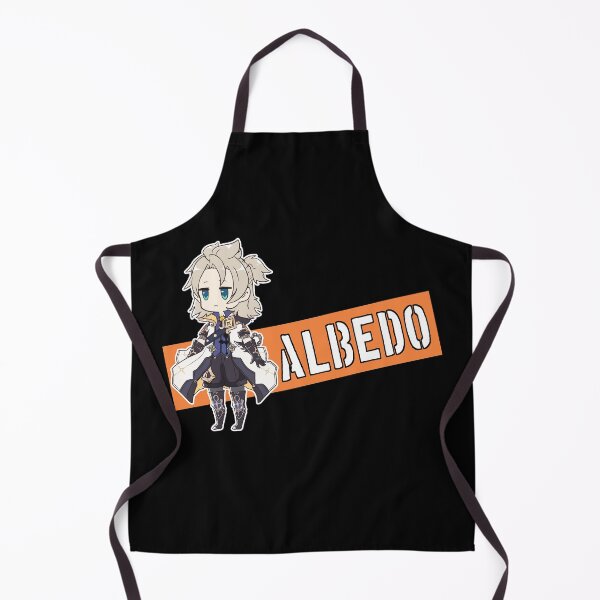 Item preview, Genshin Impact Chibi Albedo designed and sold by YabaiStickerCo.