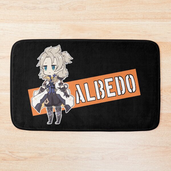 Item preview, Genshin Impact Chibi Albedo designed and sold by YabaiStickerCo.