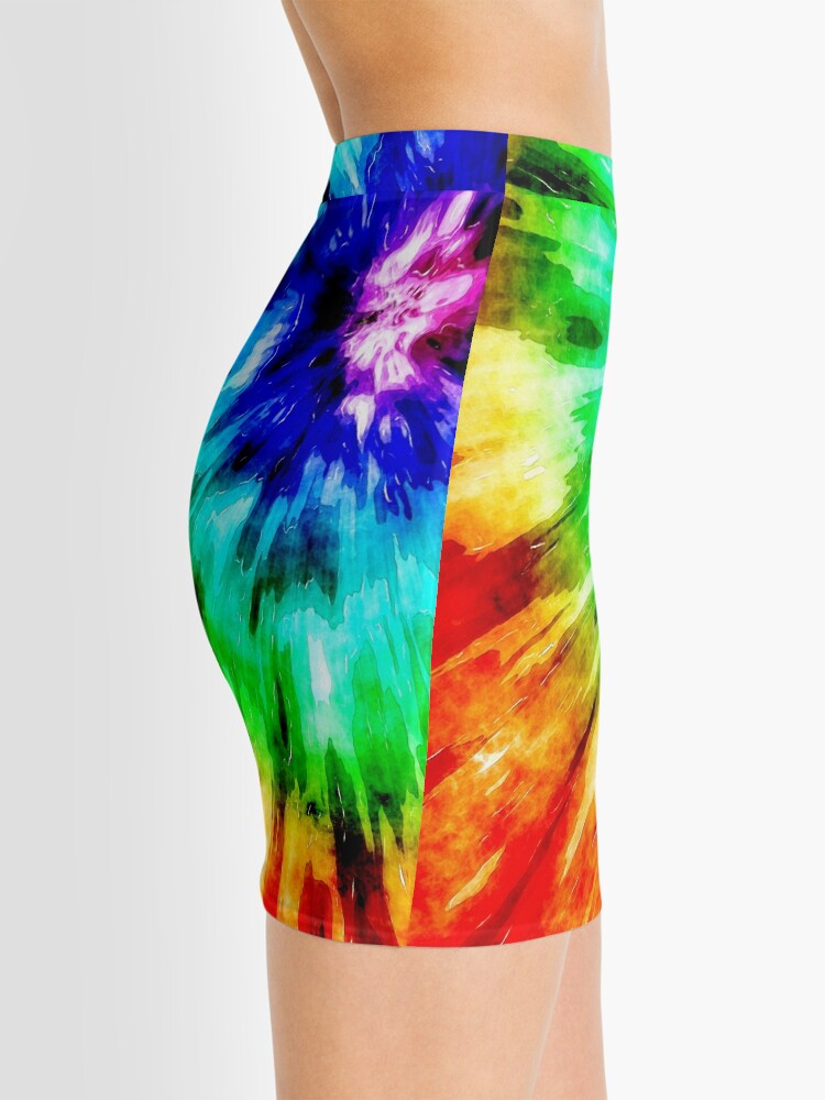 Alternate view of Tie Dye Meets Watercolor Mini Skirt