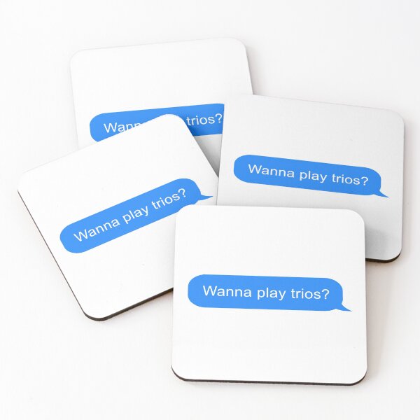 Item preview, Wanna play trios gamer text message designed and sold by ind3finite.