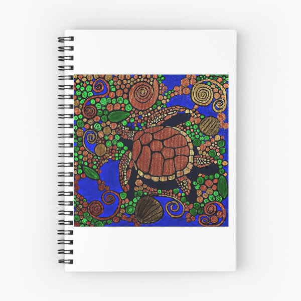 Item preview, Copper turtle abstract designed and sold by Rachel Olynuk.