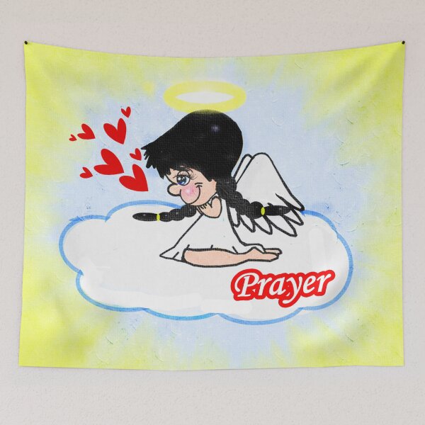 Item preview, Prayer - angel  designed and sold by Shirley cute art .