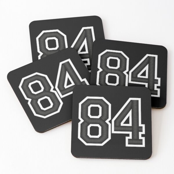 Item preview, 84 Black Jersey Sports Number eighty-four Football 84 designed and sold by elhefe.