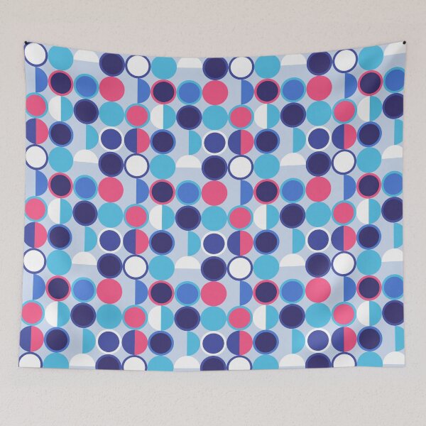 Item preview, Mod Circles - pink/blue (light) designed and sold by CotyCockrell.