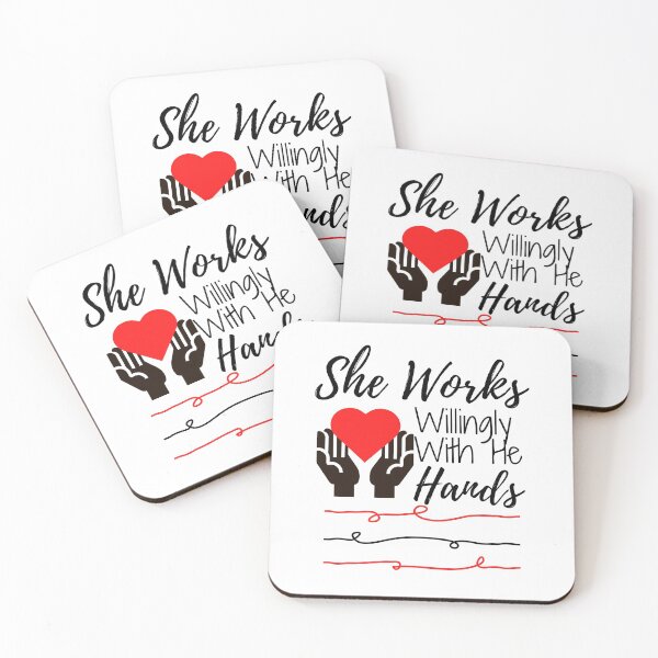 Item preview, SHE WORKS WILLINGLY WITH HER HANDS designed and sold by ThebestArtshop.