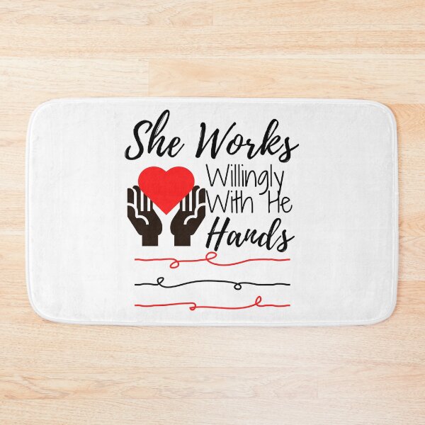 Item preview, SHE WORKS WILLINGLY WITH HER HANDS designed and sold by ThebestArtshop.