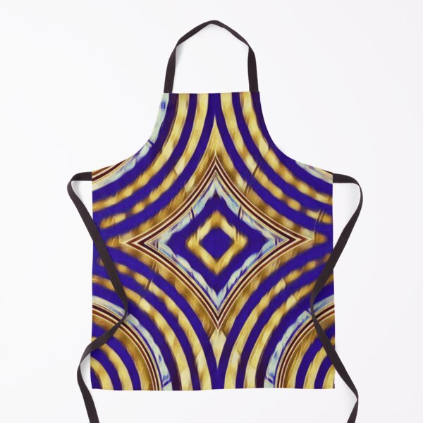 Item preview, Cobalt Chambers - blue gold white stripes geometric designed and sold by JaycraveDesigns.
