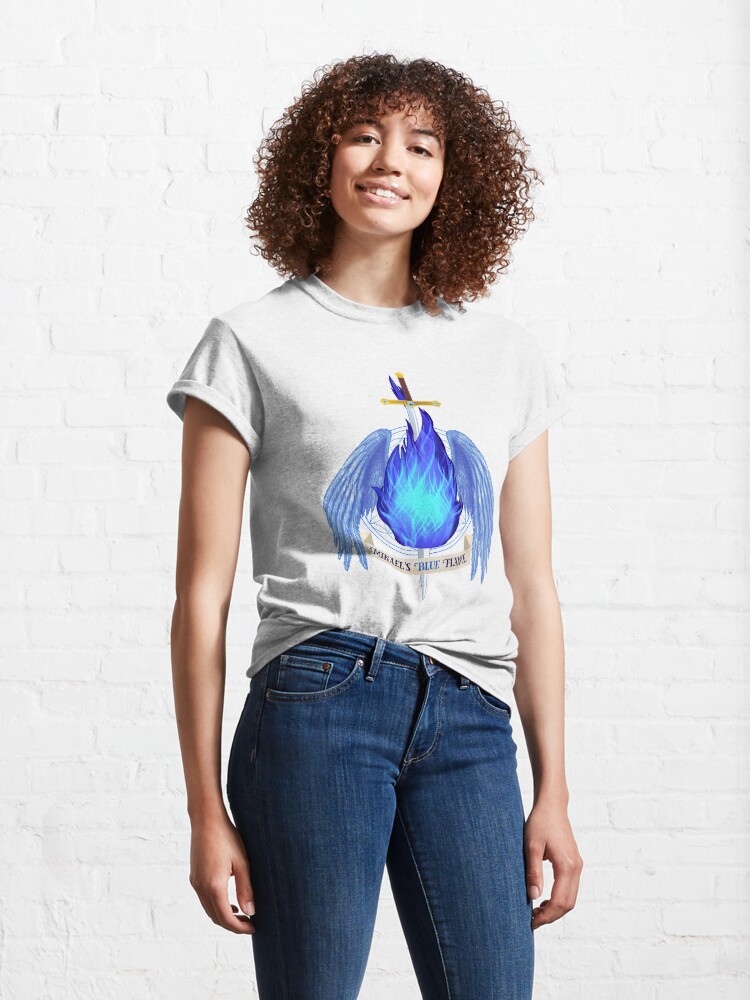 Alternate view of Mikael's Blue Flame Classic T-Shirt