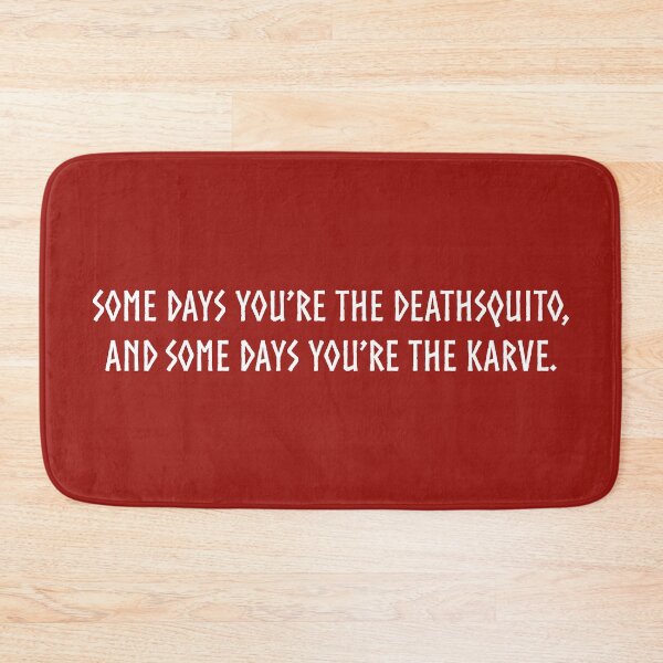 Item preview, Some days you're the deathsquito, some days you're the karve (white) designed and sold by Jessica Kelley.