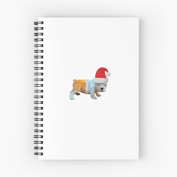 Aperçu de l'œuvre Chien en bonnet de Noel rouge. créée et vendue par KasTanDesign.