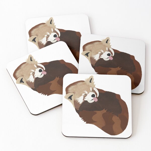 Item preview, Red Panda Sleeping with Tongue Out designed and sold by calliew1217.
