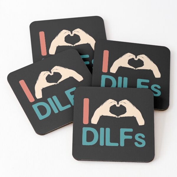 Item preview, I Love Dilfs Vintage Funny Gift for Incredibly Attractive Dad Man Husband  designed and sold by alenaz.
