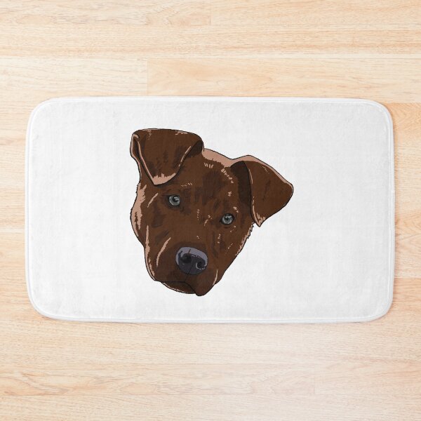 Item preview, Cute Brown Pitbull  designed and sold by LeahcarsArt.