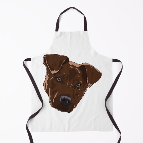 Item preview, Cute Brown Pitbull designed and sold by LeahcarsArt.