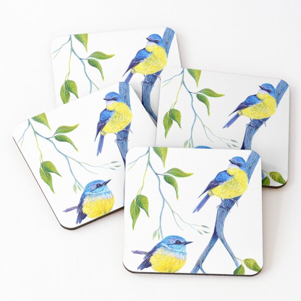 Item preview, Yellow Robins - Lazy Days designed and sold by Linda Callaghan.