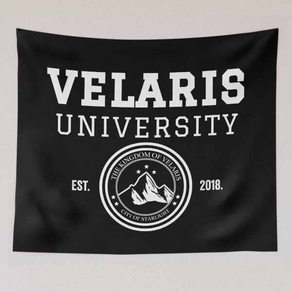 Item preview, A court of VELARIS University Bookish Merch (for darker colours) designed and sold by shoppingwithG.