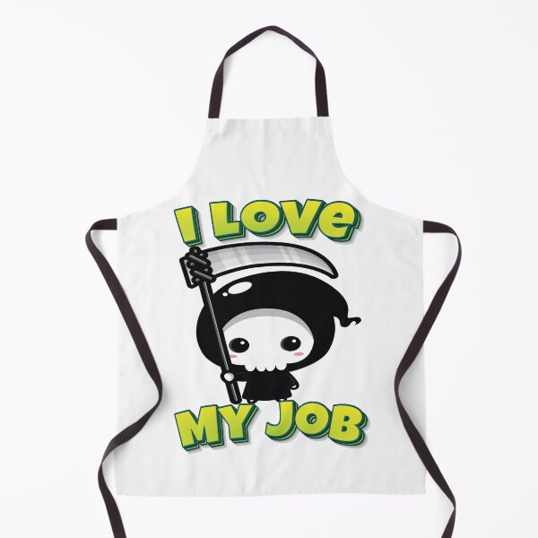 Item preview, I Love My Job Grim Reaper designed and sold by GoodVibesWX9.