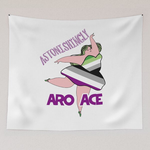 Item preview, Astonishingly aro-ace body positive aromantic asexual designed and sold by incurablehippie.