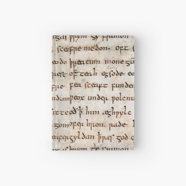 Oldest Beowulf Epic Cotton MS Vitellius A.XV Hardcover Journal