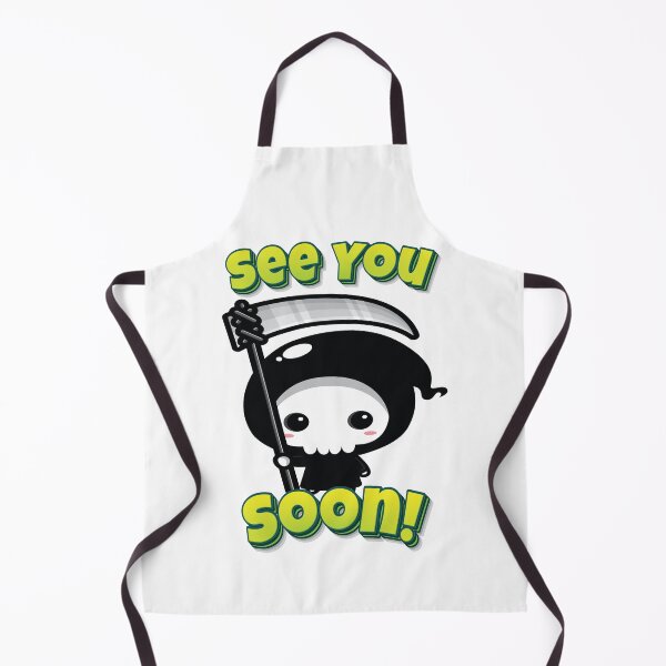 Item preview, See You Soon! Grim Reaper Kawaii Cute Adorable designed and sold by GoodVibesWX9.