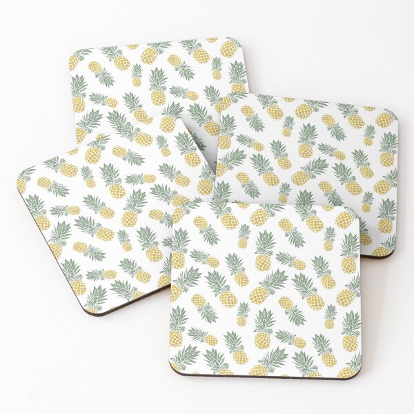 Item preview, Golden Pineapple Pattern designed and sold by Quoppidou.